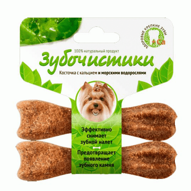 Зубочистики для собак со вкусом морских водорослей 2 х 18 гр (8 см)