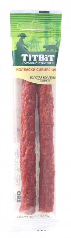 Золотая коллекция, Колбаски Сибирские для кошек 20 гр