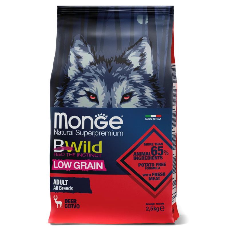 Monge BWild Dog Adult Deer 2,5 кг