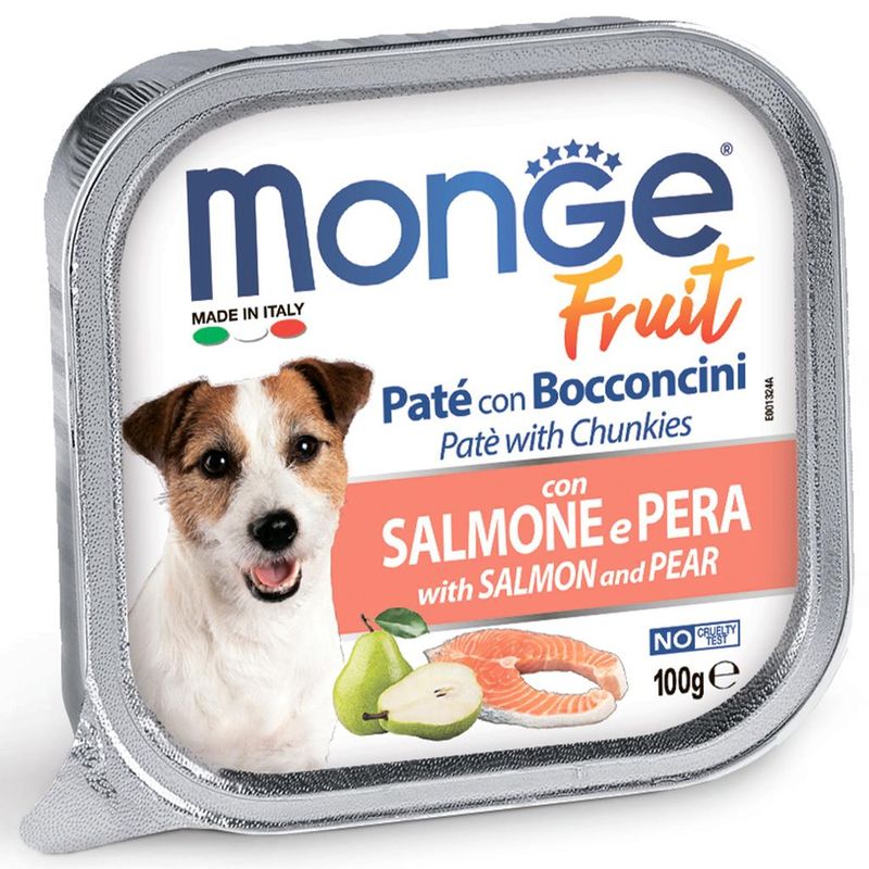 Monge Dog Fruit Paté and Chunkies with Salmon and Pear 100 гр