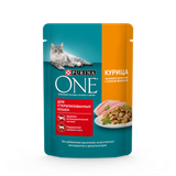 Влажный корм д/стерилизованных кошек с курицей и зеленой фасолью 75 гр