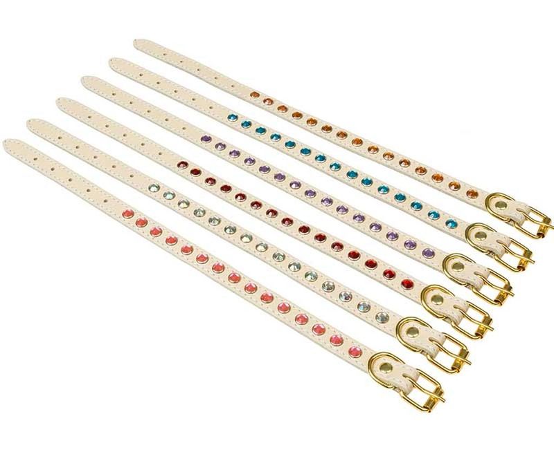 Ошейник №12 с подкладом стразы 1 шт