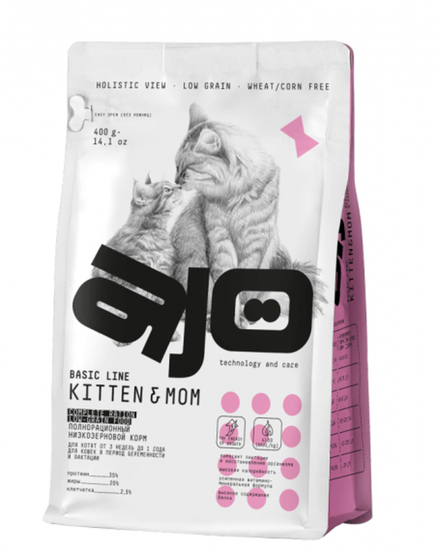 BASIC LINE KITTEN & MOM 400 гр