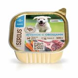 Корм консервированный для щенков ягненок овощи рис 100 гр