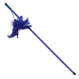 Удочка-дразнилка «Перья» 50 / 10 см синие