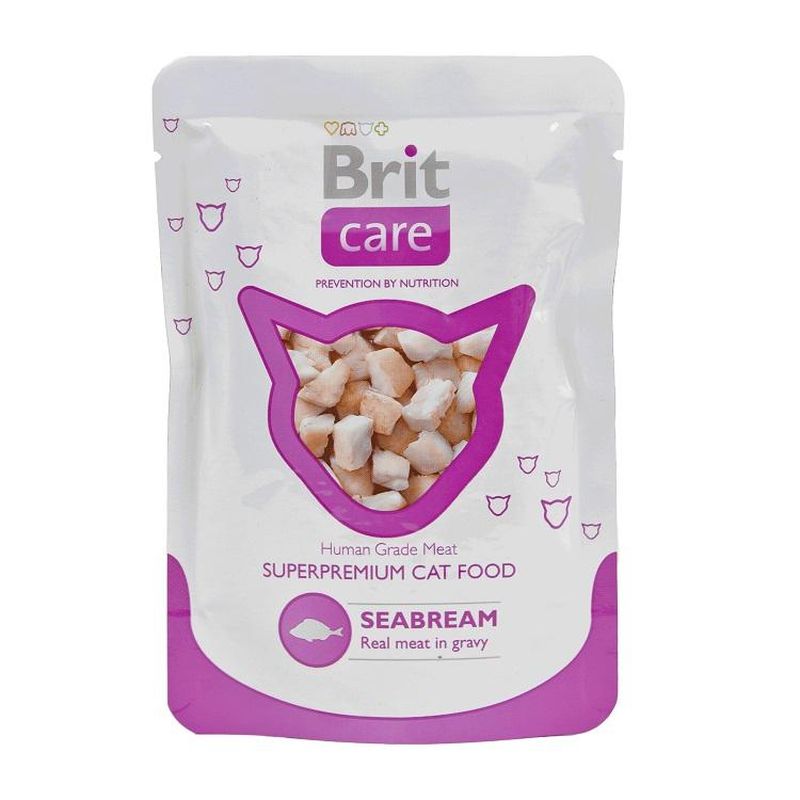 Brit Care Pouches Seabream 80 гр